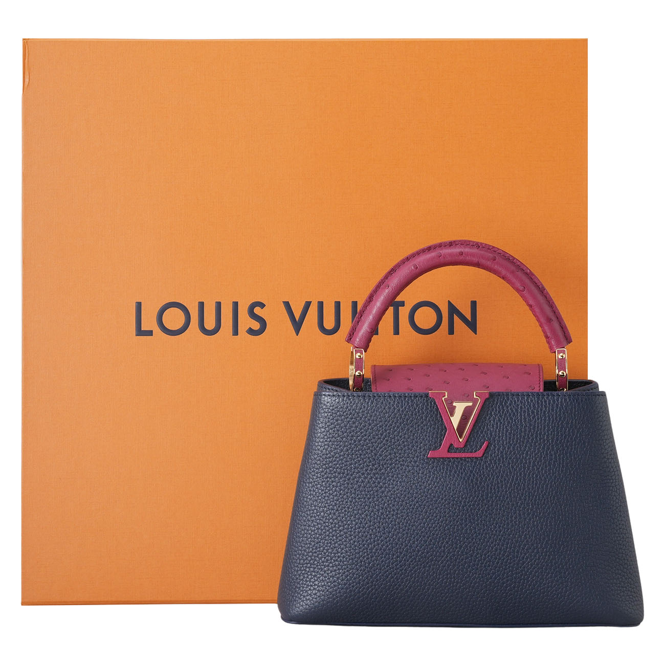 LOUIS VUITTON(USED)루이비통 N83103 오스트리치 카퓌신 BB
